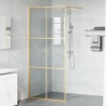 Mur de Douche à L'Italienne Doré 90 x 195 cm verre trempé 643755643755