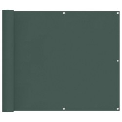 Écran de balcon Vert foncé 100 x 500 cm Tissu Oxford 643763643763