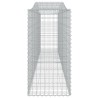 Paniers à gabions arqués 4 pcs 400x50x100/120 cm Fer galvanisé 643791643791