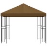 Pavillon 3 x 3 m Taupe Polyester et Acier 190 gsm 643800643800
