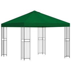 Pavillon 3 x 3 m Vert Polyester et Acier 190 gsm 643806643806