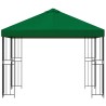 Pavillon 3 x 3 m Vert Polyester et Acier 190 gsm 643806643806