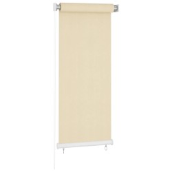 Store roulant d'extérieur couleur crème 65 (l) x 140 (H) cm HDPE 643814643814