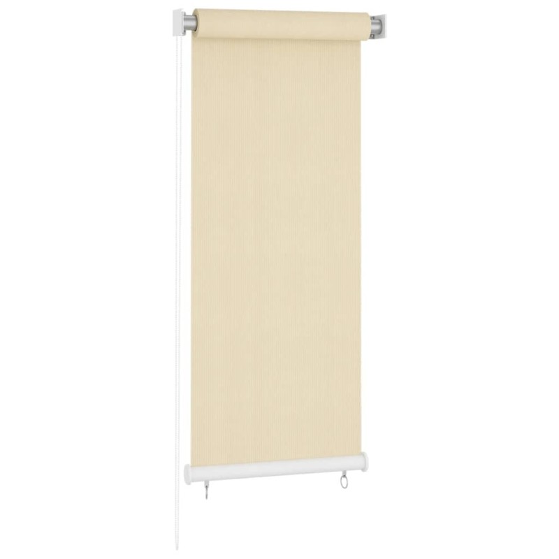 Store roulant d'extérieur couleur crème 65 (l) x 140 (H) cm HDPE 643814643814