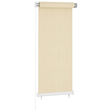 Store roulant d'extérieur couleur crème 65 (l) x 140 (H) cm HDPE 643814643814