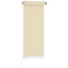 Store roulant d'extérieur couleur crème 65 (l) x 140 (H) cm HDPE 643814643814