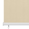Store roulant d'extérieur couleur crème 65 (l) x 140 (H) cm HDPE 643814643814