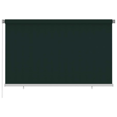 Store roulant d'extérieur 245 (l) x 140 (H) cm vert foncé HDPE 643830643830