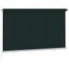 Store roulant d'extérieur 245 (l) x 140 (H) cm vert foncé HDPE 643830643830