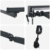 Cadre de store rétractable électrique Anthracite 3,5 x 2,5 m 643841643841