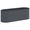 Jardin surélevé Anthracite 120 x 40 x 40 cm 643843643843