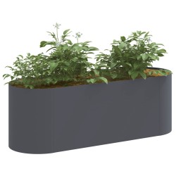 Jardin surélevé Anthracite 120 x 40 x 40 cm 643843643843
