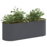 Jardin surélevé Anthracite 120 x 40 x 40 cm 643843643843