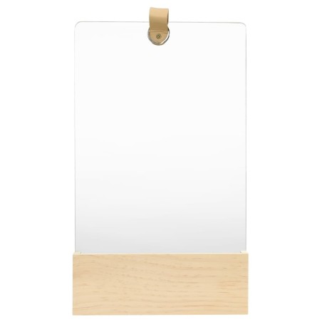 Miroir mural Bois de pin massif 23x39,5 cm 643864643864