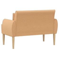 Canapé love seat avec capitonnage en boutons Beige Bouclé 643871643871