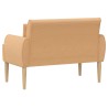 Canapé love seat avec capitonnage en boutons Beige Bouclé 643871643871