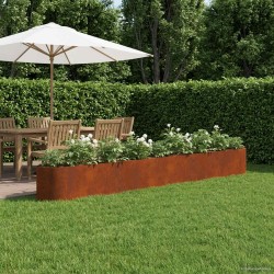 Jardin surélevé Acier patiné 380 x 40 x 40 cm Acier 643883643883