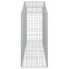 Paniers à gabions arqués 6 pcs 200x50x120/140 cm Fer galvanisé 643888643888