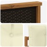 Sofa de milieu extérieur Bois d'Acacia Massif Naturel 643894643894