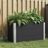 Jardinière surélevée Noir 100 x 50 x 54 cm WPC et Aluminium 643895643895