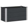 Jardinière surélevée Noir 100 x 50 x 54 cm WPC et Aluminium 643895643895