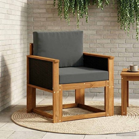 Sofa de milieu extérieur Bois d'Acacia Massif Naturel 643905643905