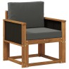 Sofa de milieu extérieur Bois d'Acacia Massif Naturel 643905643905