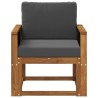 Sofa de milieu extérieur Bois d'Acacia Massif Naturel 643905643905