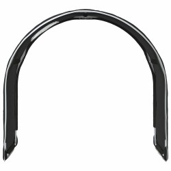 Tunnel de lit 2 pcs Noir 211 x 52,5 x 2 cm Polyester 643906643906