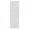 Tunnel de lit 2 pcs Blanc 211 x 67,5 x 2 cm Polyester 643910643910