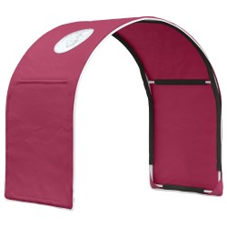 Tunnel de lit 2 pcs Rouge 211 x 52,5 x 2 cm Polyester 643911643911