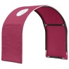 Tunnel de lit 2 pcs Rouge 211 x 52,5 x 2 cm Polyester 643911643911