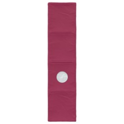Tunnel de lit 2 pcs Rouge 211 x 52,5 x 2 cm Polyester 643911643911