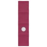 Tunnel de lit 2 pcs Rouge 211 x 52,5 x 2 cm Polyester 643911643911