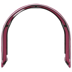 Tunnel de lit 2 pcs Rouge 211 x 52,5 x 2 cm Polyester 643911643911