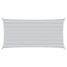 Voile d'ombre Gris clair et blanc 6 x 3 m 643915643915