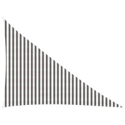 Voile d'ombre Gris clair et blanc 3 x 4 x 5 m HDPE 643916643916