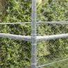 Kennel pour Chiens 4 pcs Argenté 8 x 2 x 2 m Acier galvanisé 643917643917