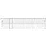 Kennel pour Chiens 4 pcs Argenté 8 x 2 x 2 m Acier galvanisé 643917643917