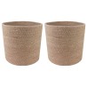 Ensemble de Pots à Plantes 2 pcs Naturel Ø 21 x 21 cm 643926643926