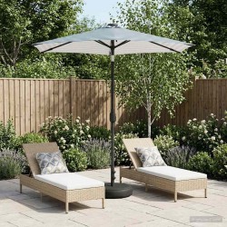 Parasol de jardin avec lumières LED et base 230 x 230 cm 643930643930