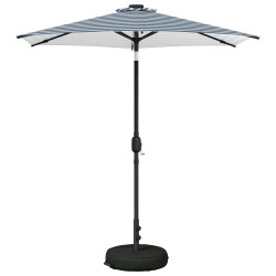 Parasol de jardin avec lumières LED et base 230 x 230 cm 643930643930