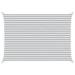 Voile d'ombre Gris clair et blanc 5 × 3,5 m 643935643935