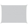 Voile d'ombre Gris clair et blanc 5 × 3,5 m 643935643935