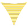Voile d'ombre Jaune et blanc 4,5 x 4,5 x 4,5 m 643937643937