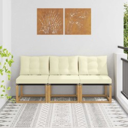 3 Pièce Sofa de milieu extérieur 643939643939