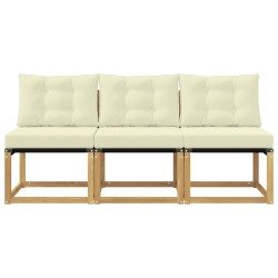 3 Pièce Sofa de milieu extérieur 643939643939