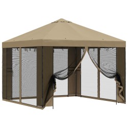 Abri de jardin avec parois 3 x 3 m Beige Polyester et Acier 643940643940