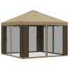 Abri de jardin avec parois 3 x 3 m Beige Polyester et Acier 643940643940
