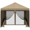 Abri de jardin avec parois 3 x 3 m Beige Polyester et Acier 643940643940